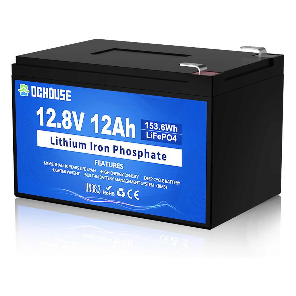 12V 12Ah Deep Cycle LiFePO4 Lithium Battery