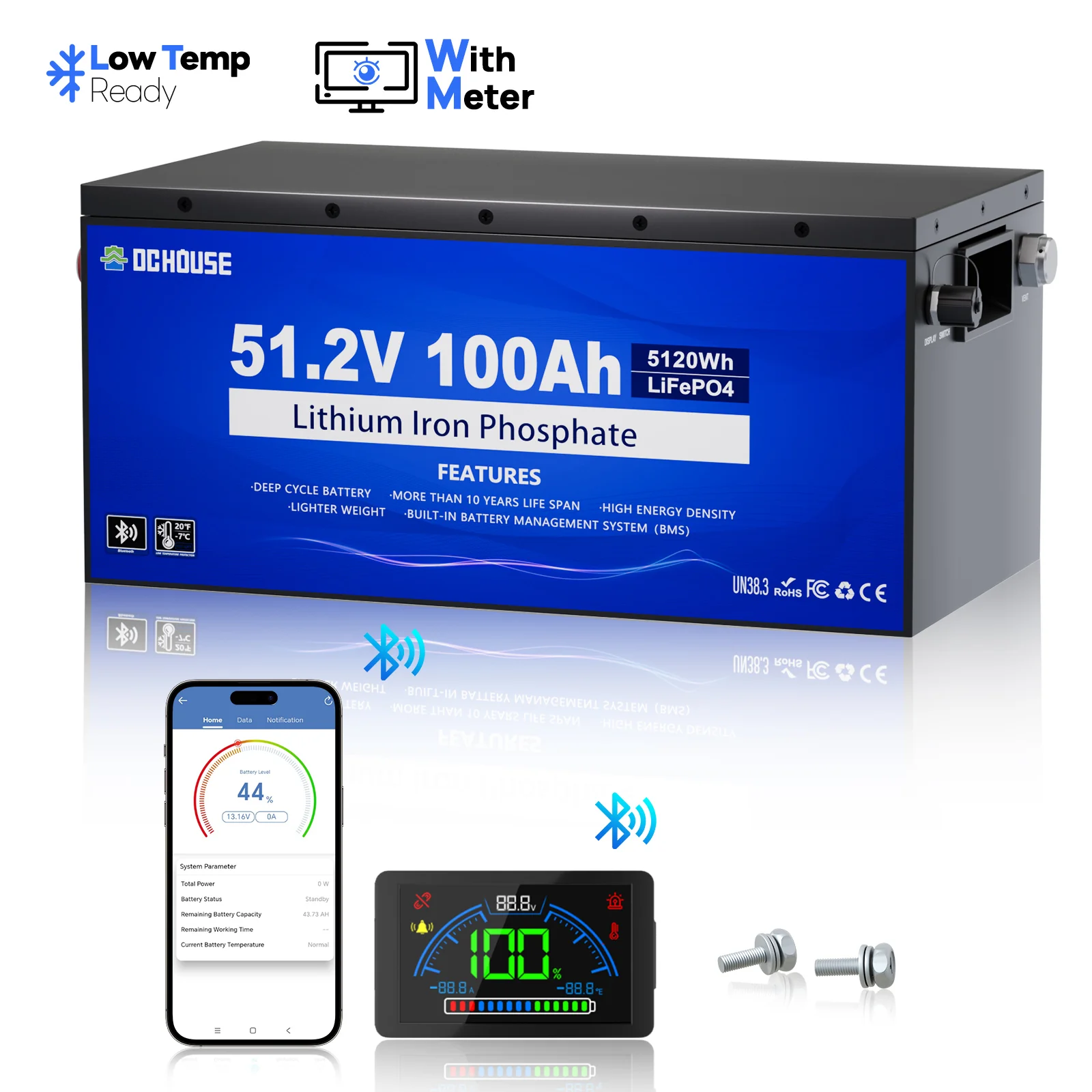 48V 100Ah Standard Metal Case