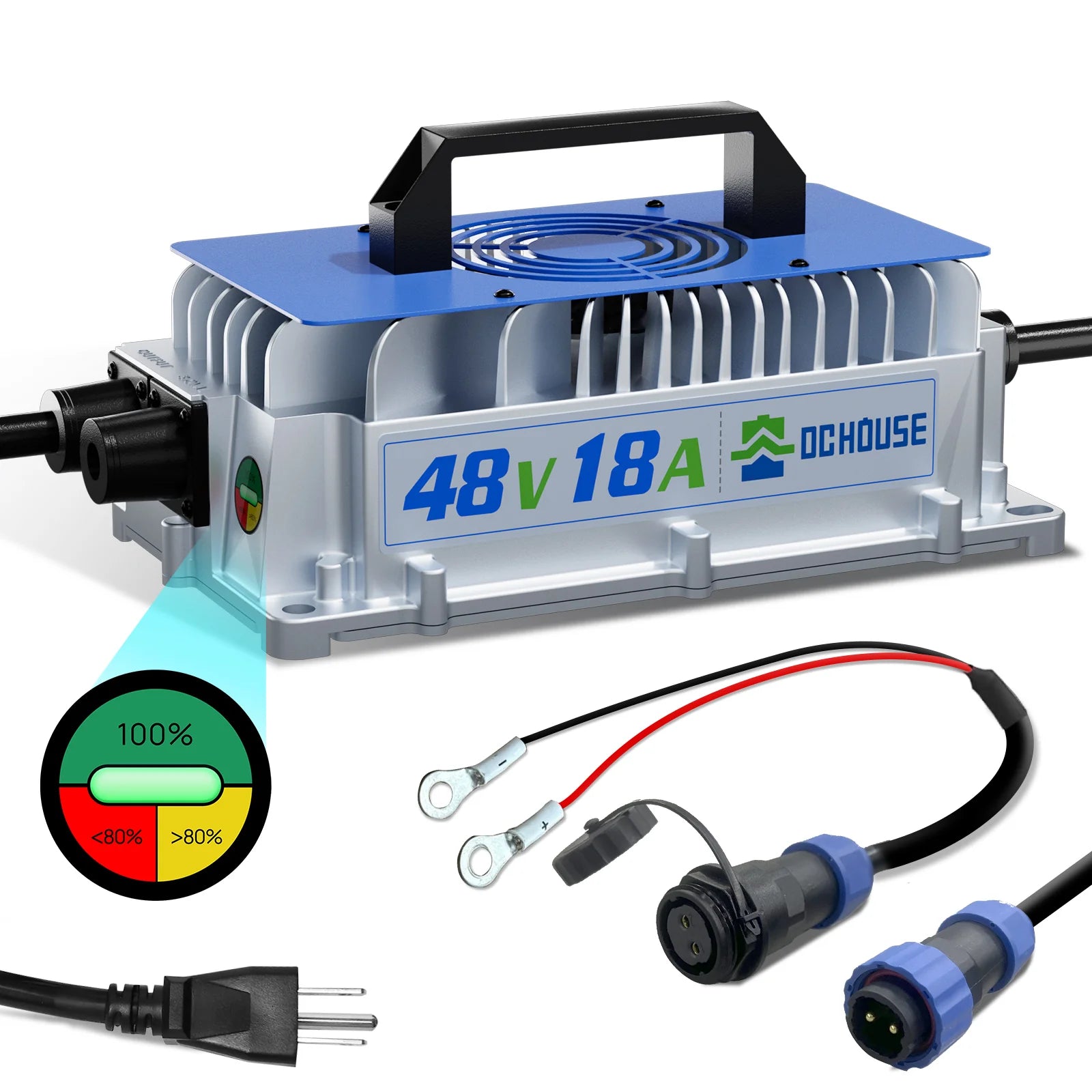 48V 18A AC to DC Charger